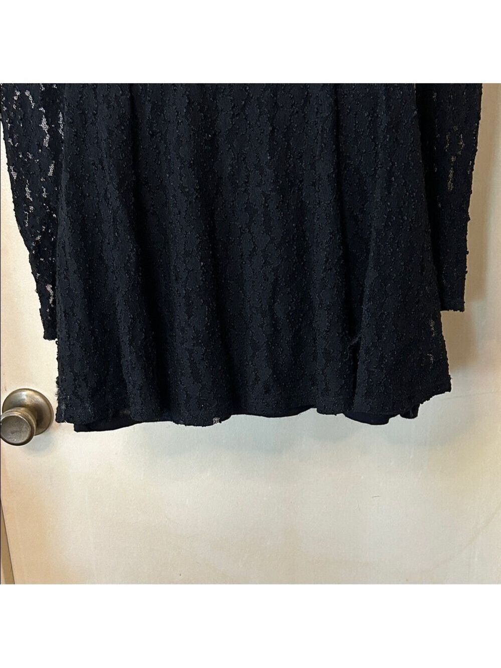 Free People Black Long Sleeve Lace Dress size XS - Picture 9 of 12